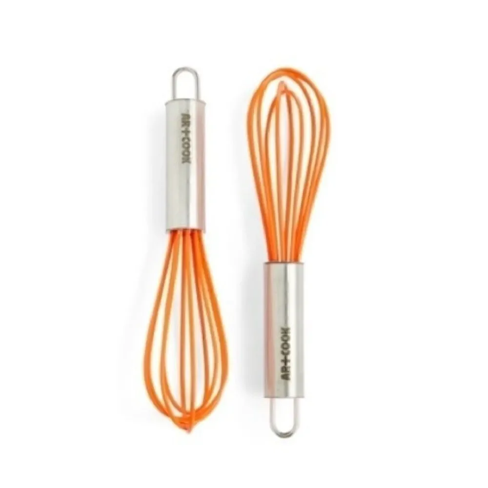 Art & Cook Mini Whisks Spatula Basting Brush,10.5